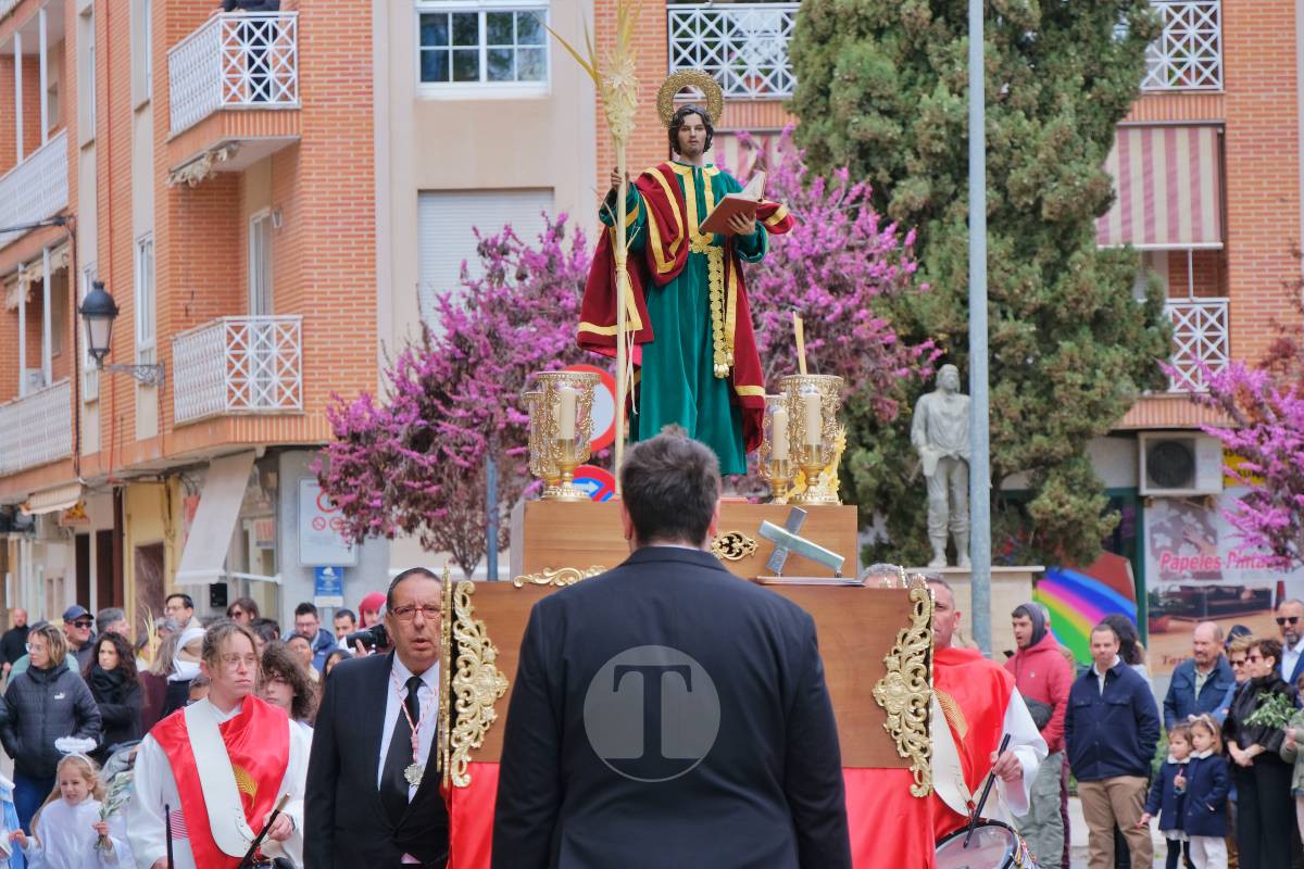 La Borriquilla abre la Semana Santa de Tomelloso en una mañana soleada y marcada por el frío