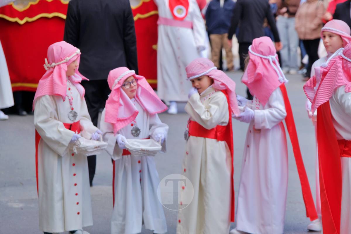 La Borriquilla abre la Semana Santa de Tomelloso en una mañana soleada y marcada por el frío