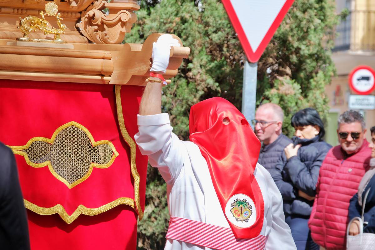 La Borriquilla abre la Semana Santa de Tomelloso en una mañana soleada y marcada por el frío
