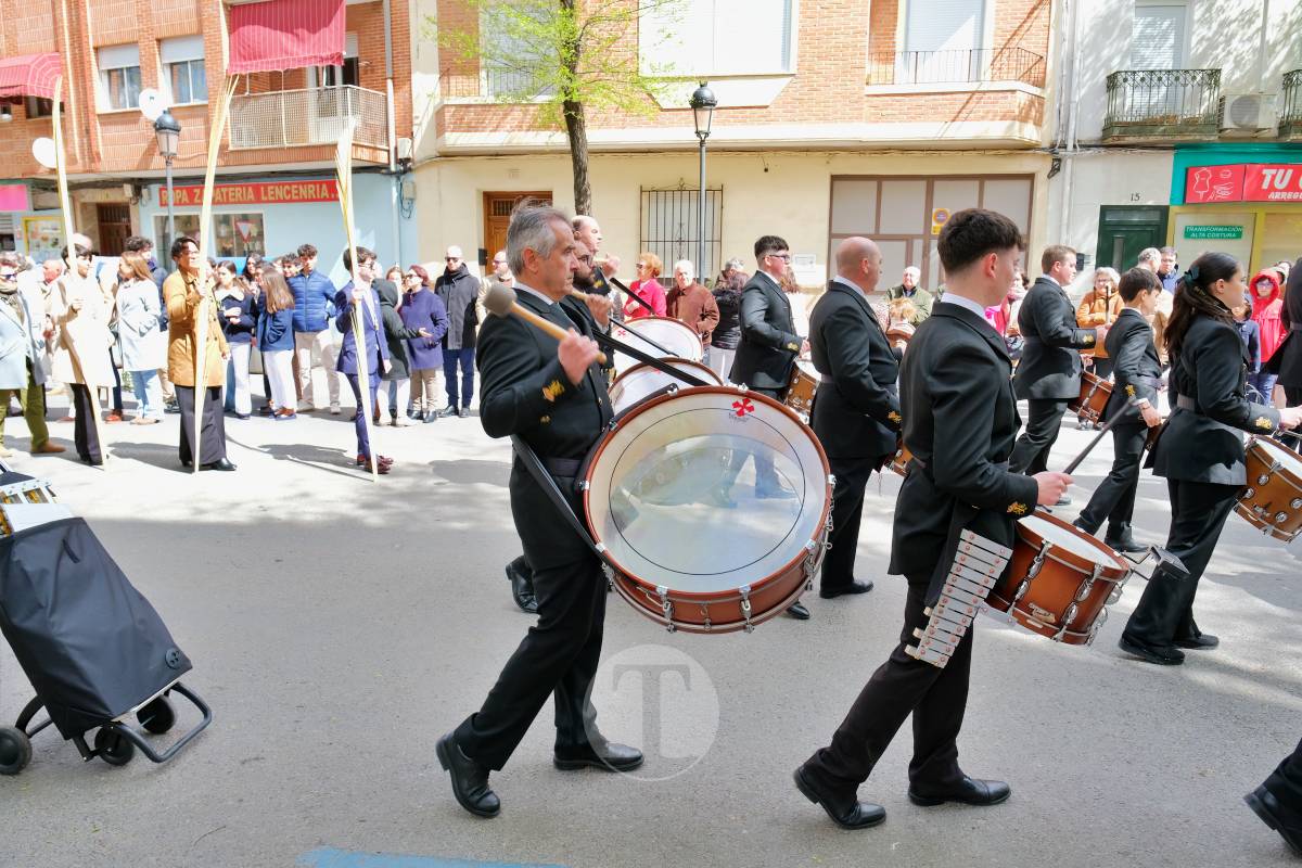 La Borriquilla abre la Semana Santa de Tomelloso en una mañana soleada y marcada por el frío