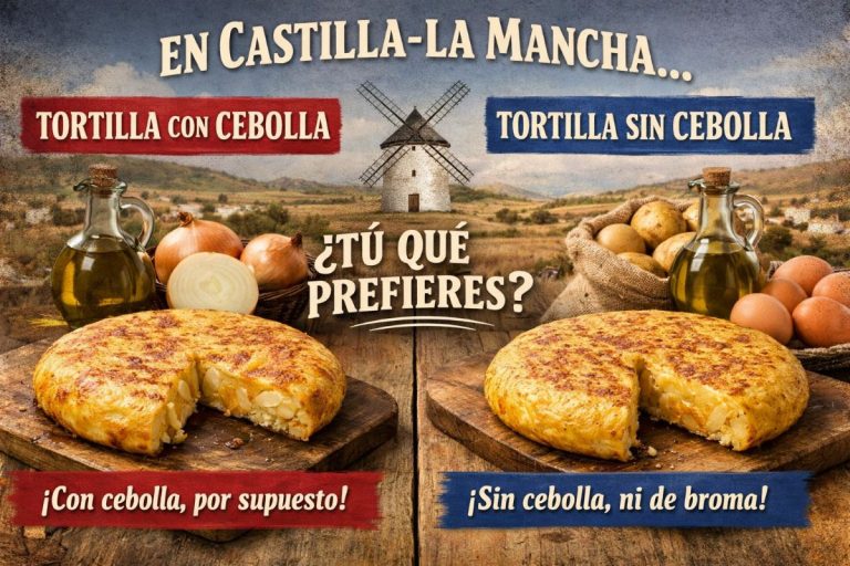 ¿Tortilla con o sin cebolla entre los vecinos de C-LM? Un estudio resuelve el eterno debate