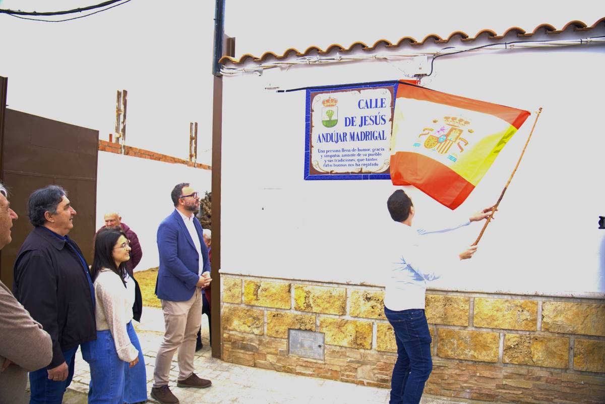 Jesús Andújar ya tiene su calle en Tomelloso