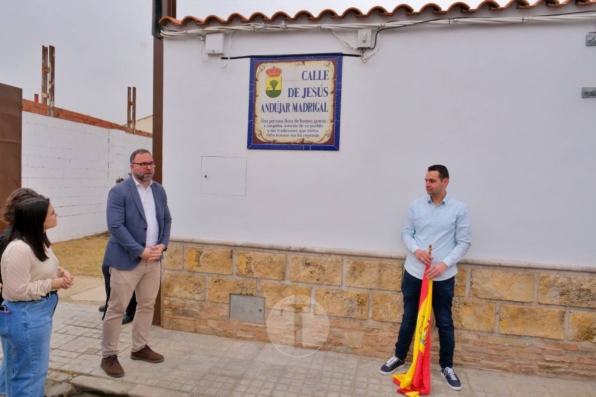 Jesús Andújar ya tiene su calle en Tomelloso