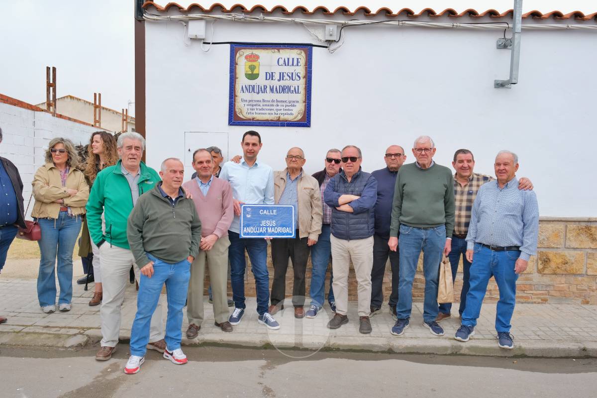 Jesús Andújar ya tiene su calle en Tomelloso