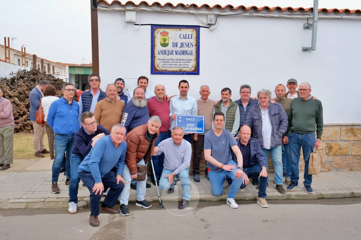Jesús Andújar ya tiene su calle en Tomelloso