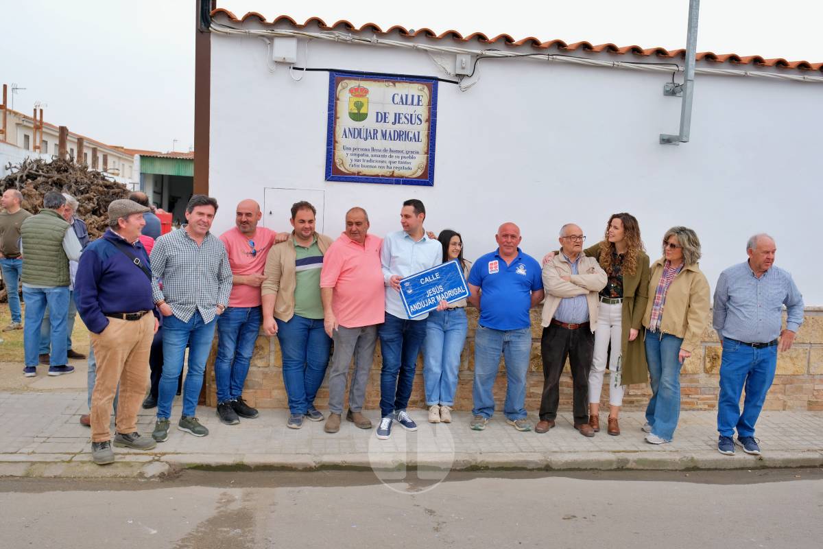 Jesús Andújar ya tiene su calle en Tomelloso