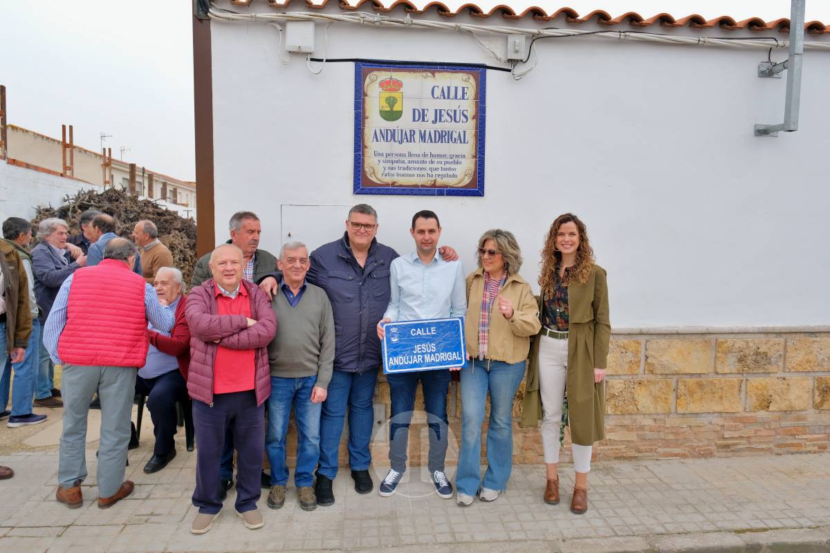 Jesús Andújar ya tiene su calle en Tomelloso
