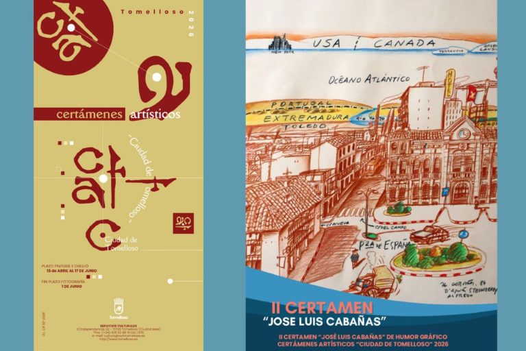 Publicadas las bases de los Certámenes Artísticos “Ciudad de Tomelloso” y el II Certamen de Humor Gráfico “José Luis Cabañas”