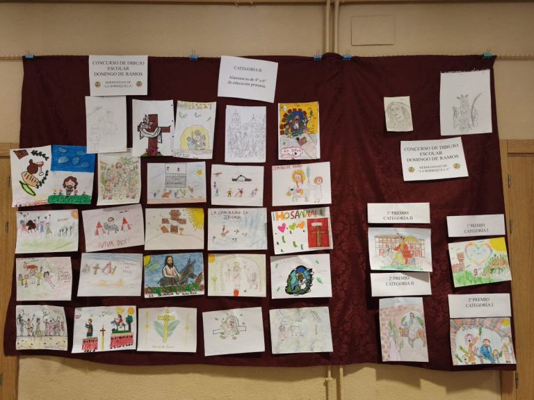 La Hermandad de La Borriquilla de Tomelloso premia el talento escolar en su primer concurso de dibujo