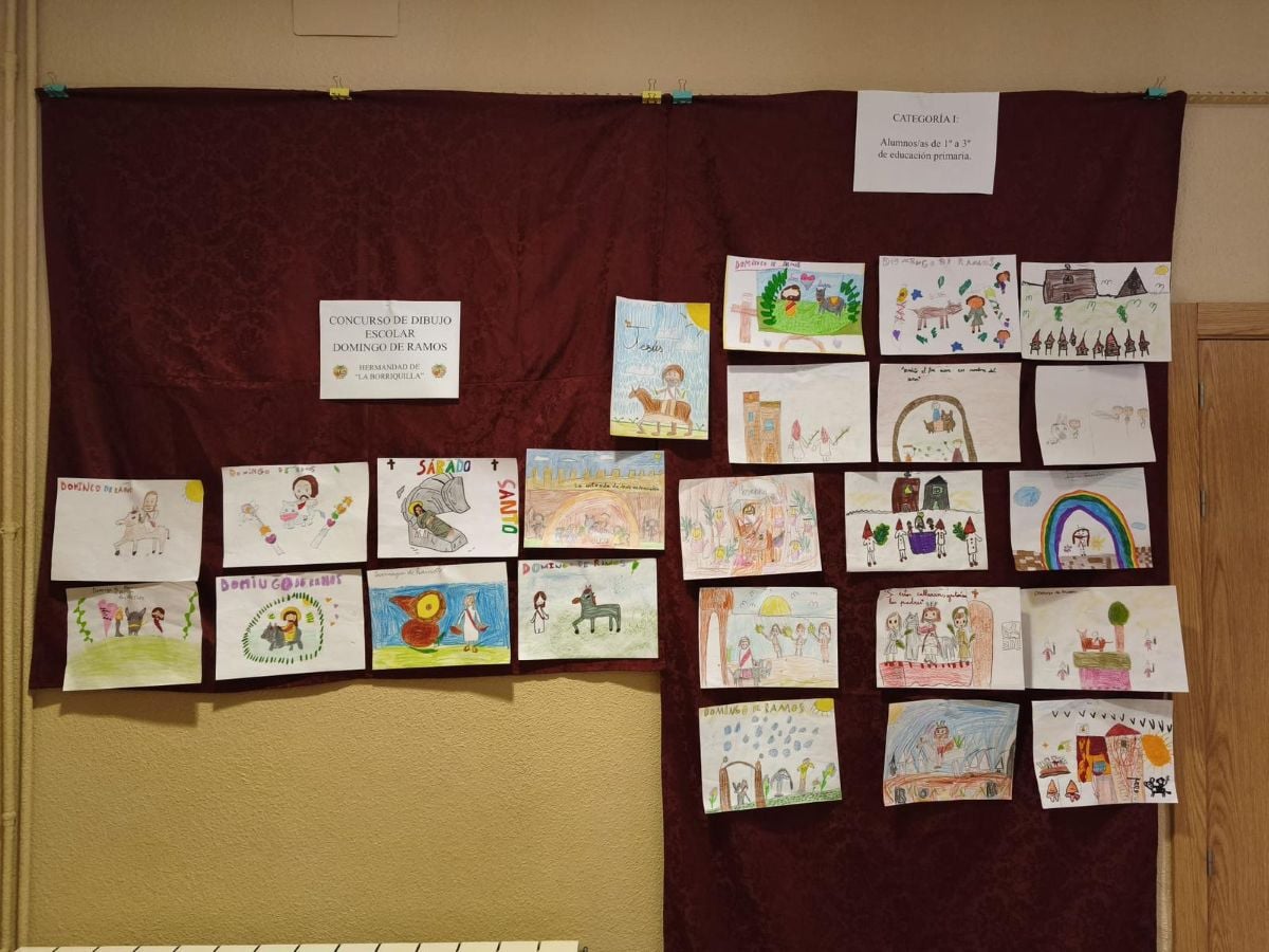 La Hermandad de La Borriquilla de Tomelloso premia el talento escolar en su primer concurso de dibujo