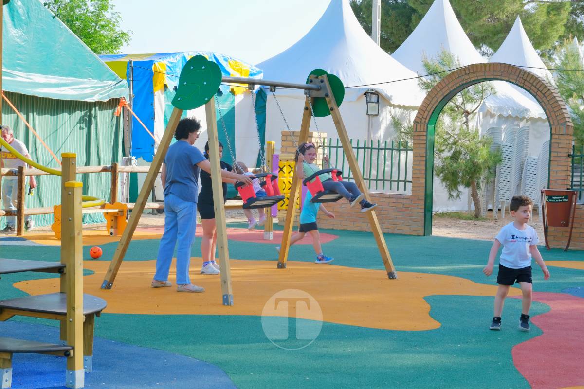 Así es el nuevo parque infantil de Pinilla: más seguro, moderno e inclusivo