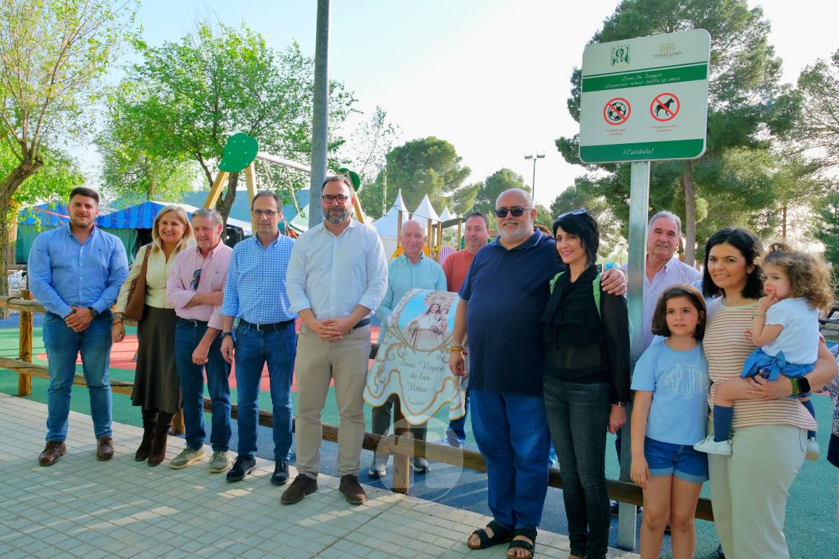 Así es el nuevo parque infantil de Pinilla: más seguro, moderno e inclusivo