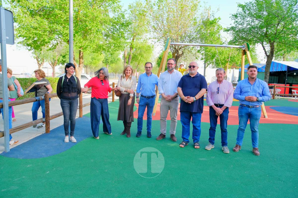 Así es el nuevo parque infantil de Pinilla: más seguro, moderno e inclusivo