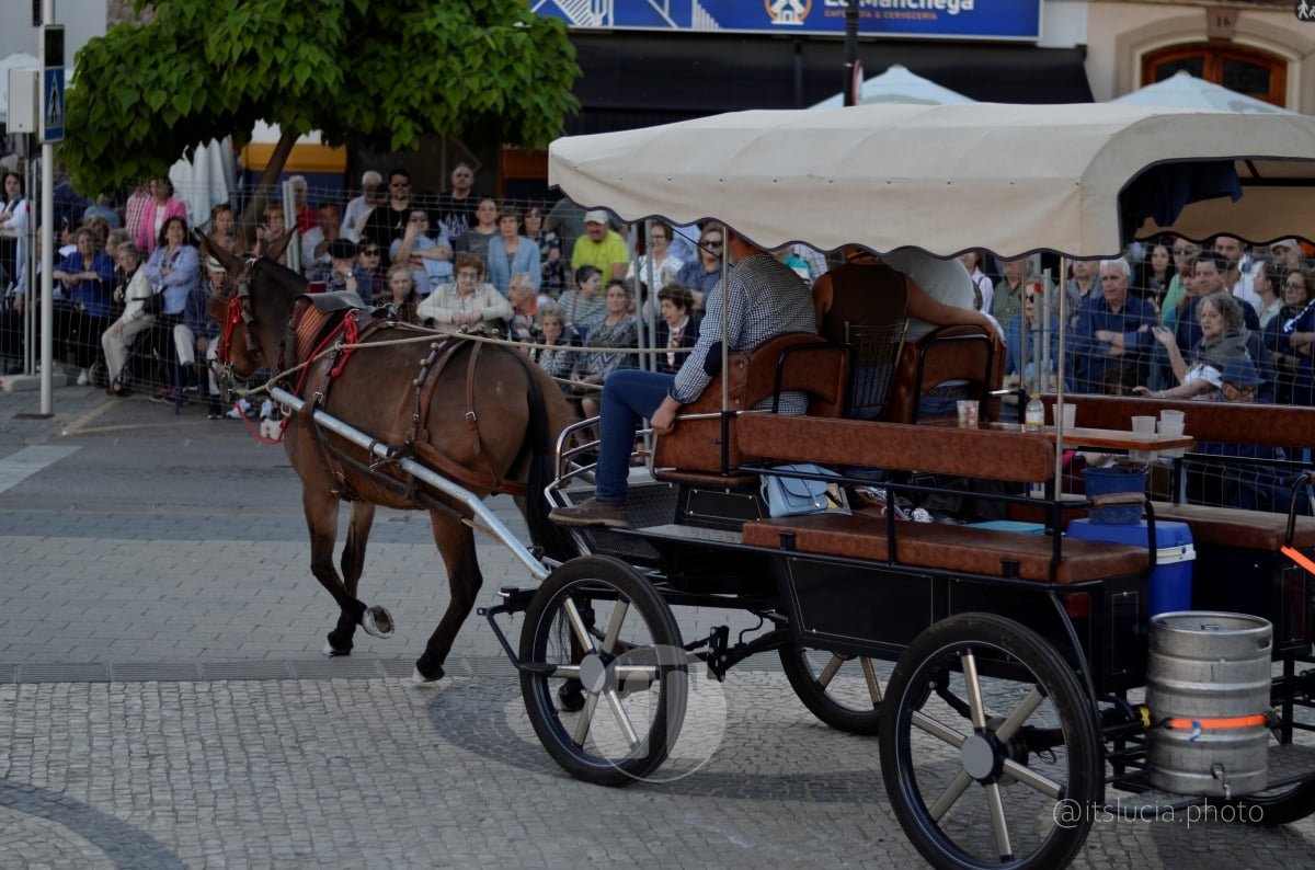 Lucía Moreno y Paloma Morales retratan la emoción de la llegada de la Virgen de las Viñas a Tomelloso