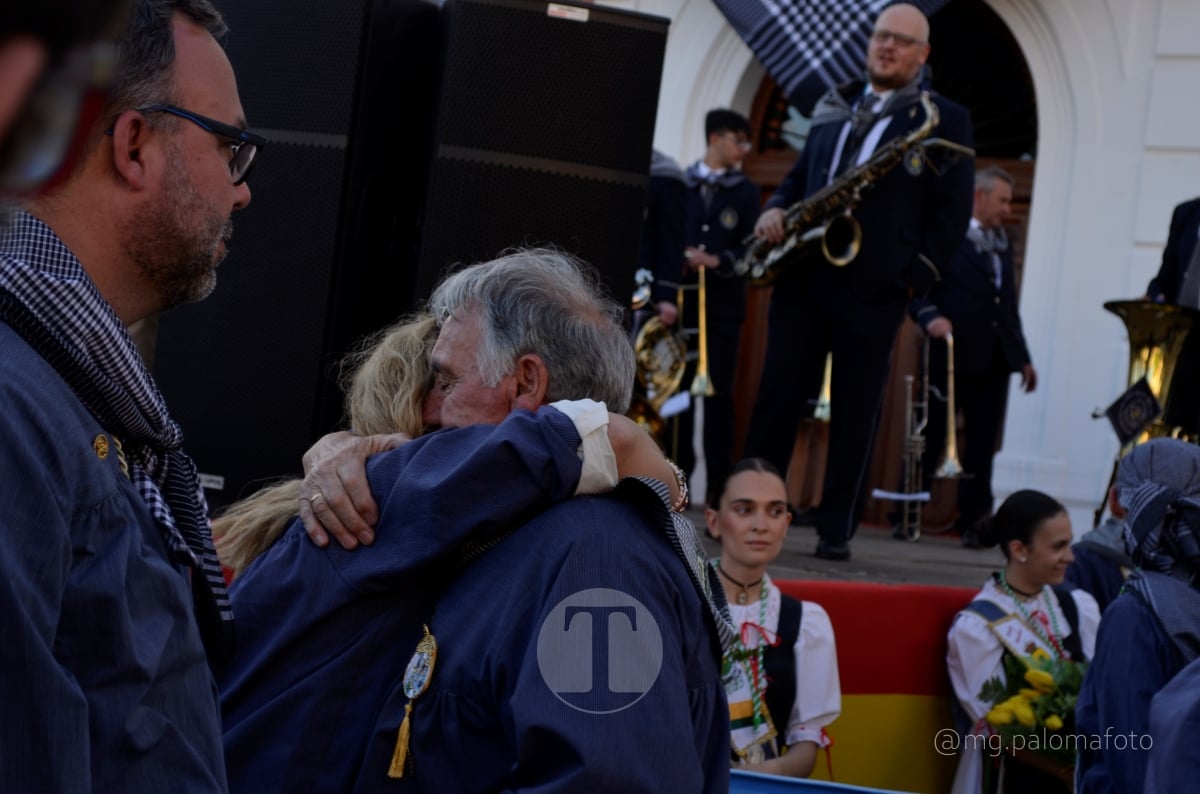 Lucía Moreno y Paloma Morales retratan la emoción de la llegada de la Virgen de las Viñas a Tomelloso
