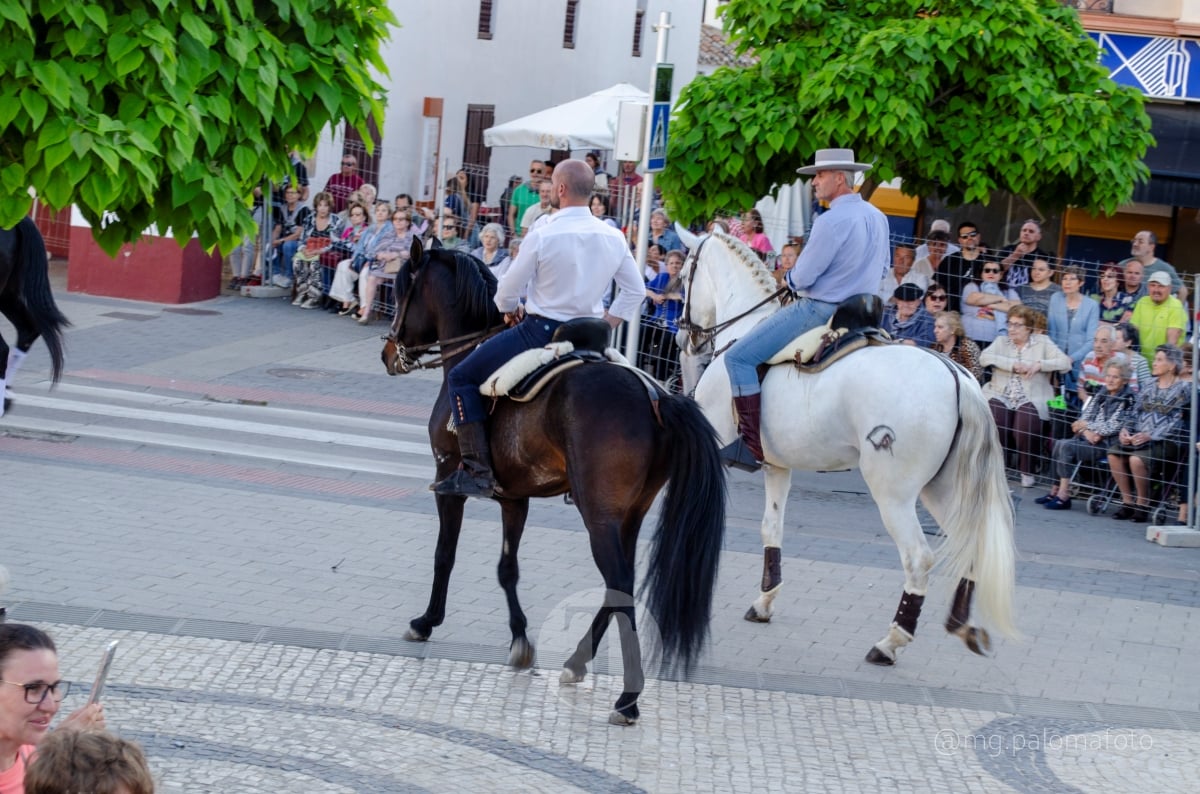 Lucía Moreno y Paloma Morales retratan la emoción de la llegada de la Virgen de las Viñas a Tomelloso
