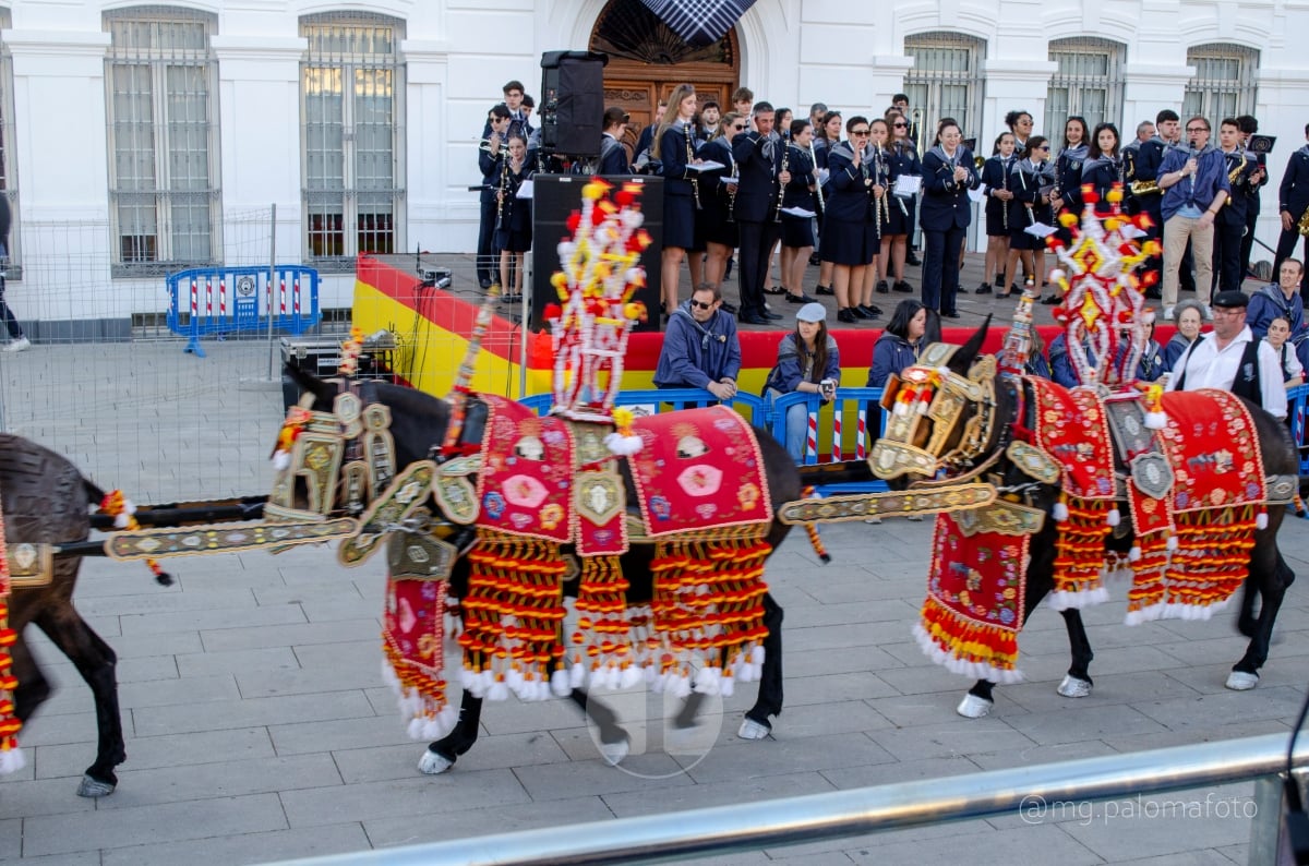 Lucía Moreno y Paloma Morales retratan la emoción de la llegada de la Virgen de las Viñas a Tomelloso