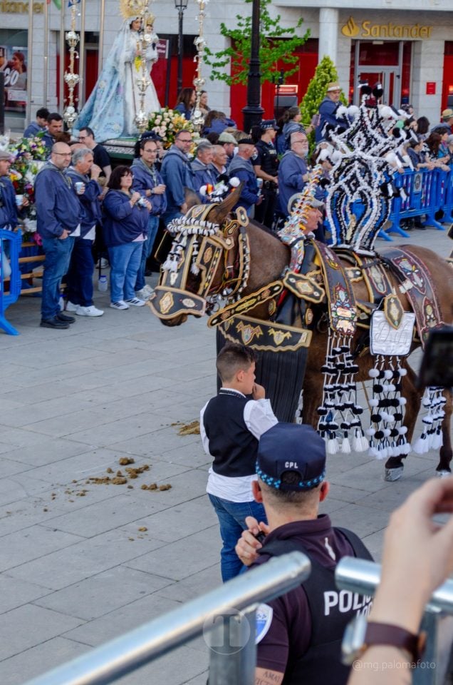 Lucía Moreno y Paloma Morales retratan la emoción de la llegada de la Virgen de las Viñas a Tomelloso