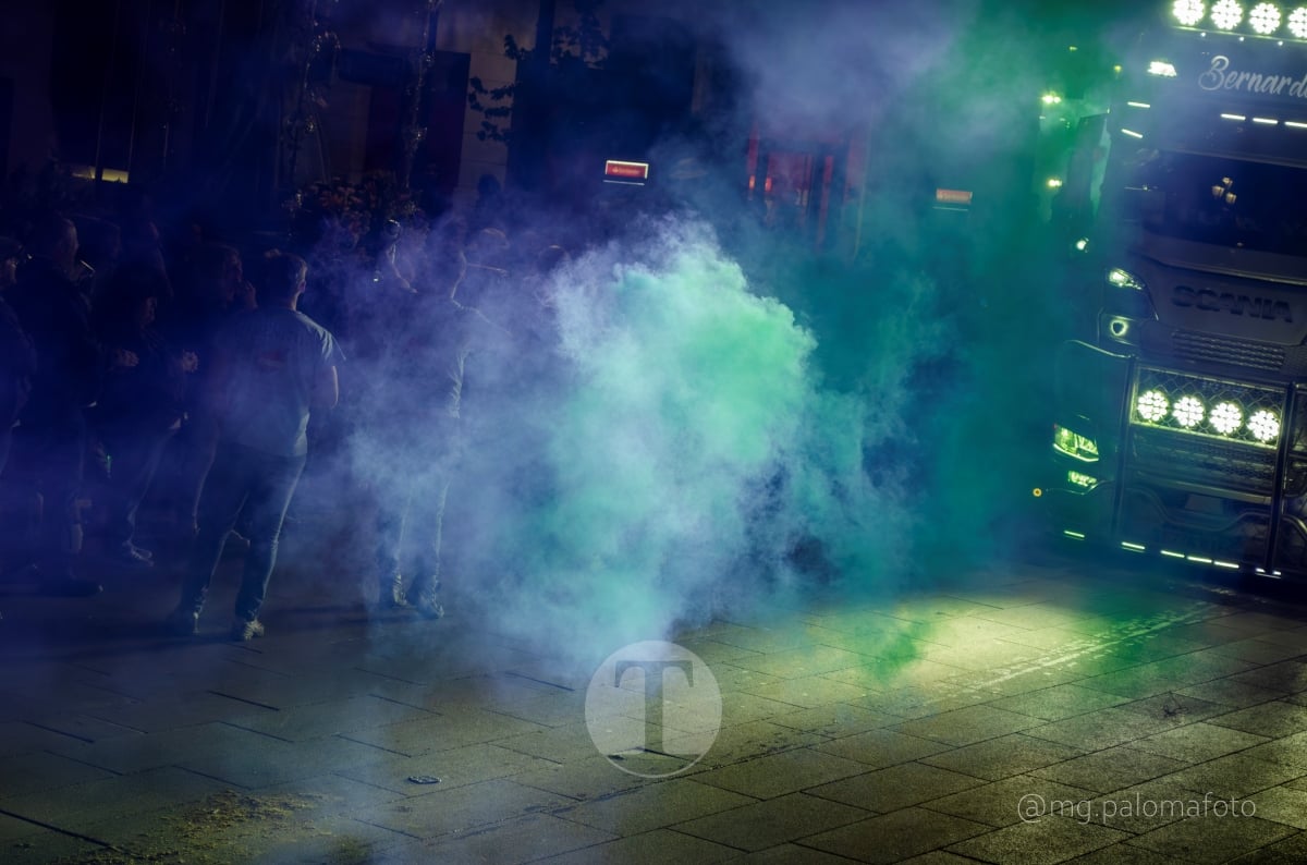 Lucía Moreno y Paloma Morales retratan la emoción de la llegada de la Virgen de las Viñas a Tomelloso