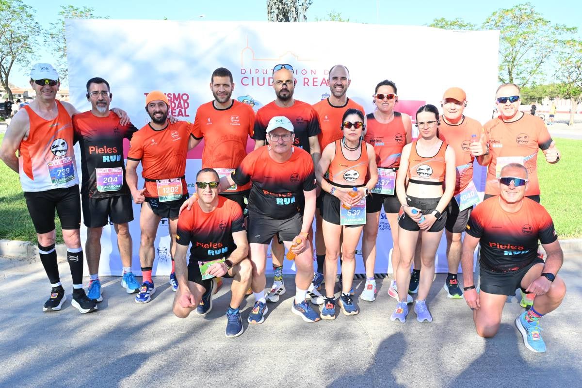 Los Pieles Run de Tomelloso destacan en los exigentes 15K de Almagro pese al calor