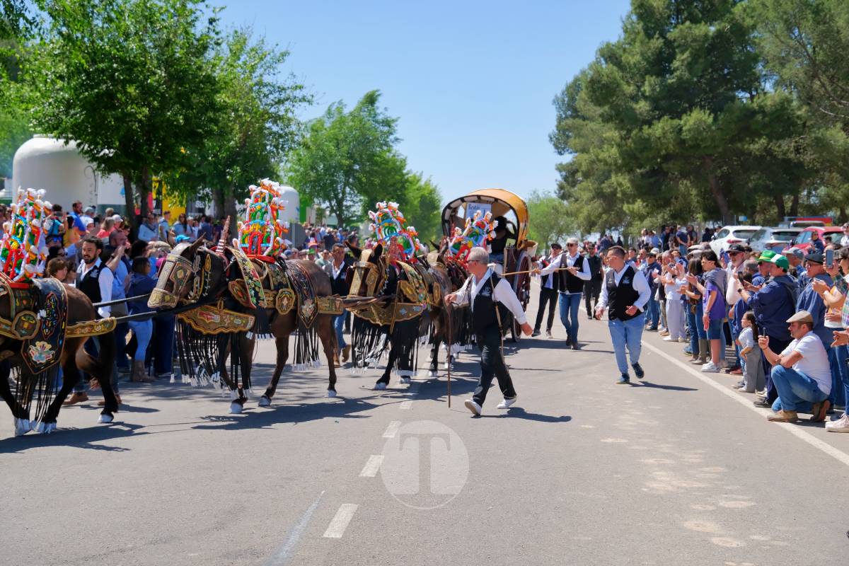 Tomelloso se echa a Pinilla para vivir una Romería multitudinaria junto a su patrona