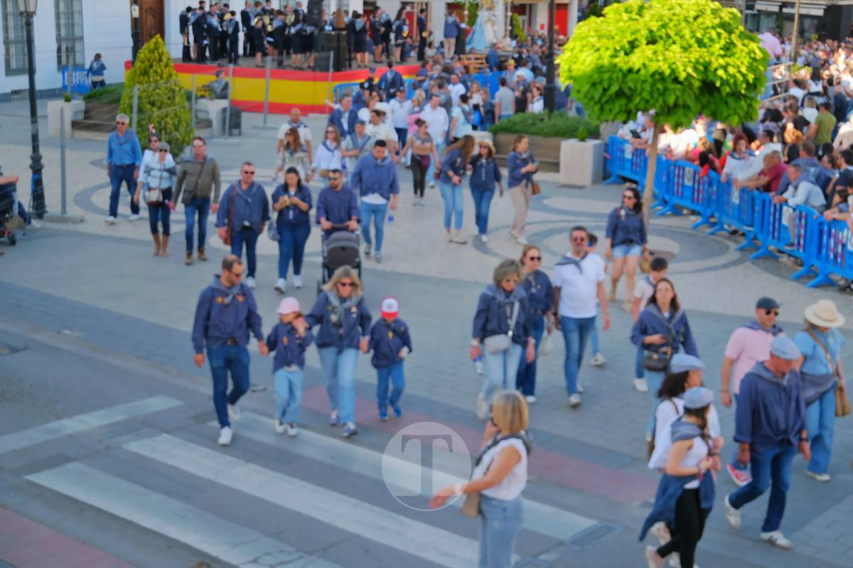 La Virgen de las Viñas emociona a Tomelloso en un regreso multitudinario tras la Romería