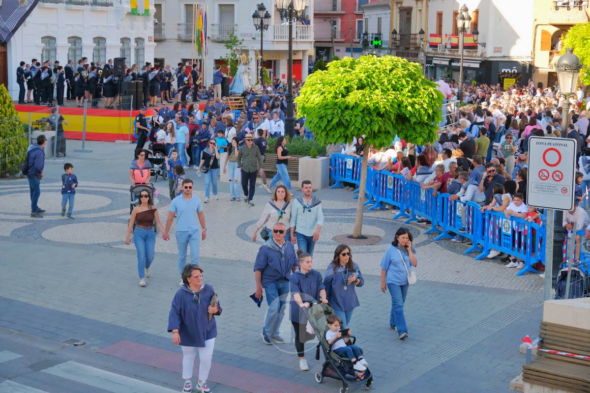 La Virgen de las Viñas emociona a Tomelloso en un regreso multitudinario tras la Romería