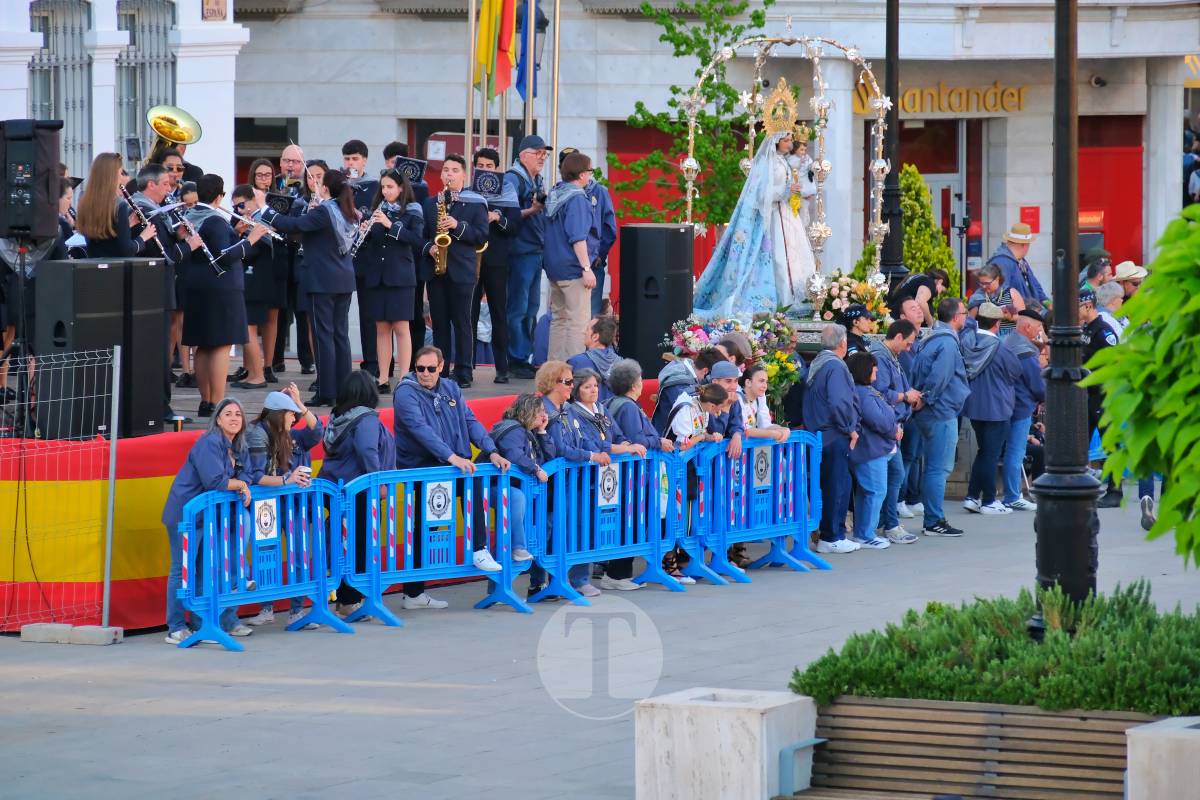 La Virgen de las Viñas emociona a Tomelloso en un regreso multitudinario tras la Romería