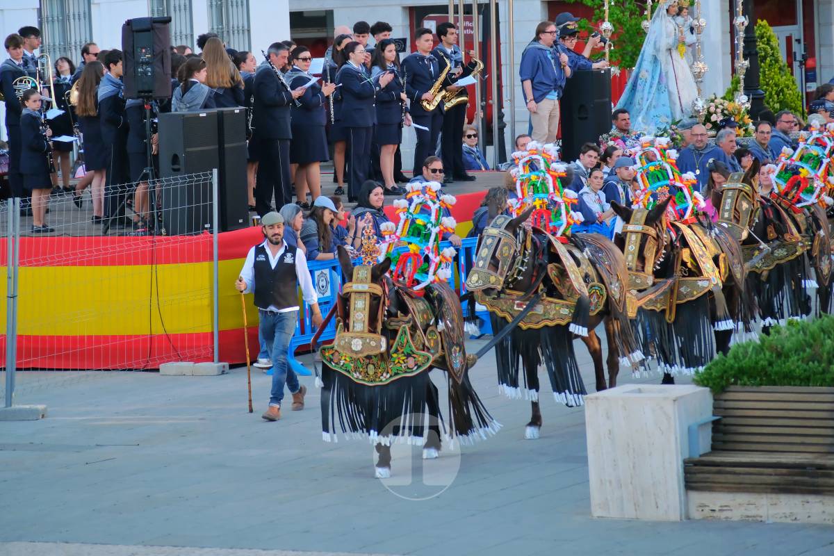 La Virgen de las Viñas emociona a Tomelloso en un regreso multitudinario tras la Romería