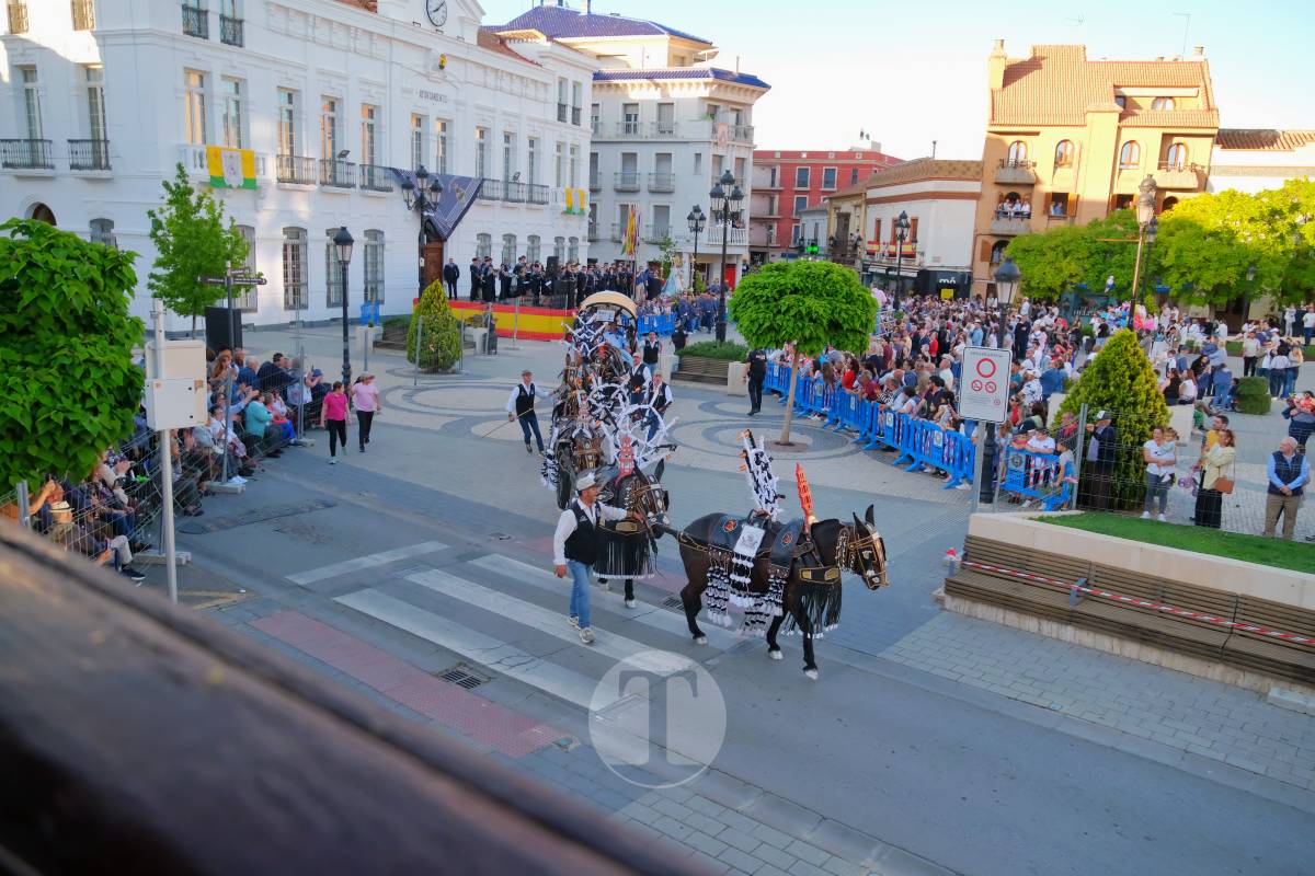 La Virgen de las Viñas emociona a Tomelloso en un regreso multitudinario tras la Romería