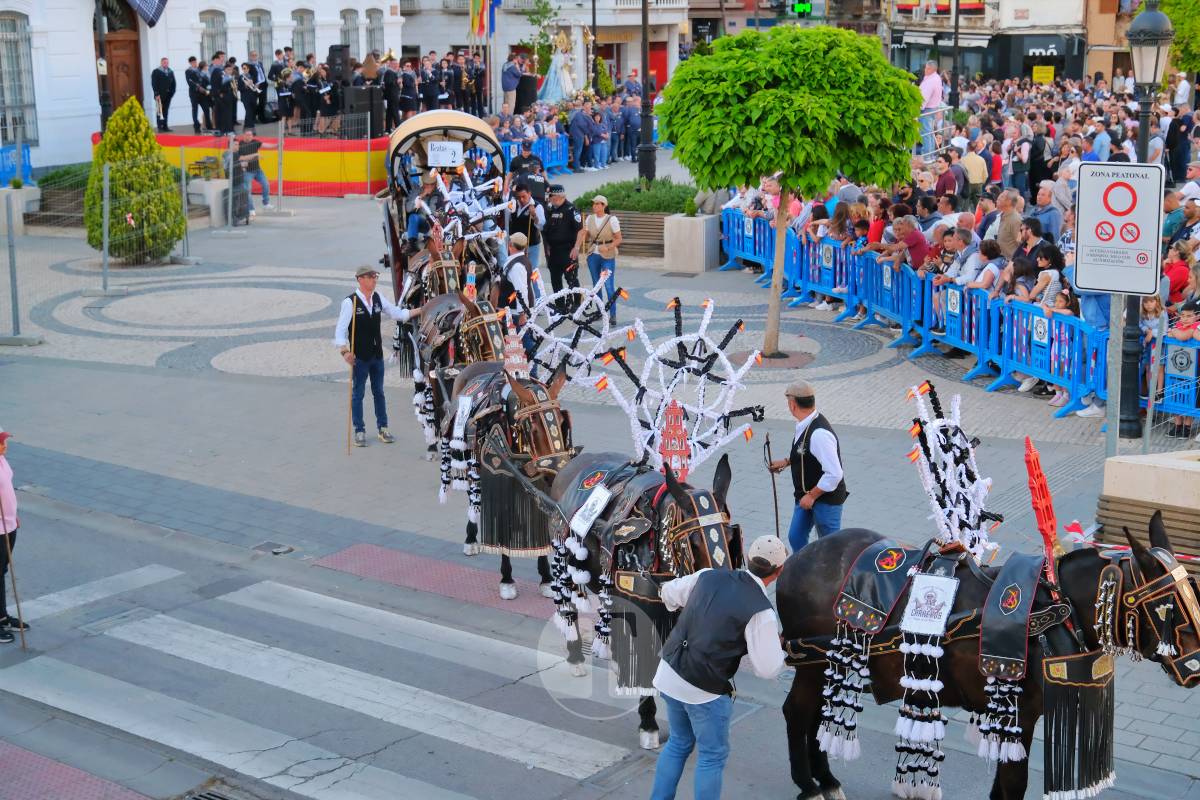 La Virgen de las Viñas emociona a Tomelloso en un regreso multitudinario tras la Romería