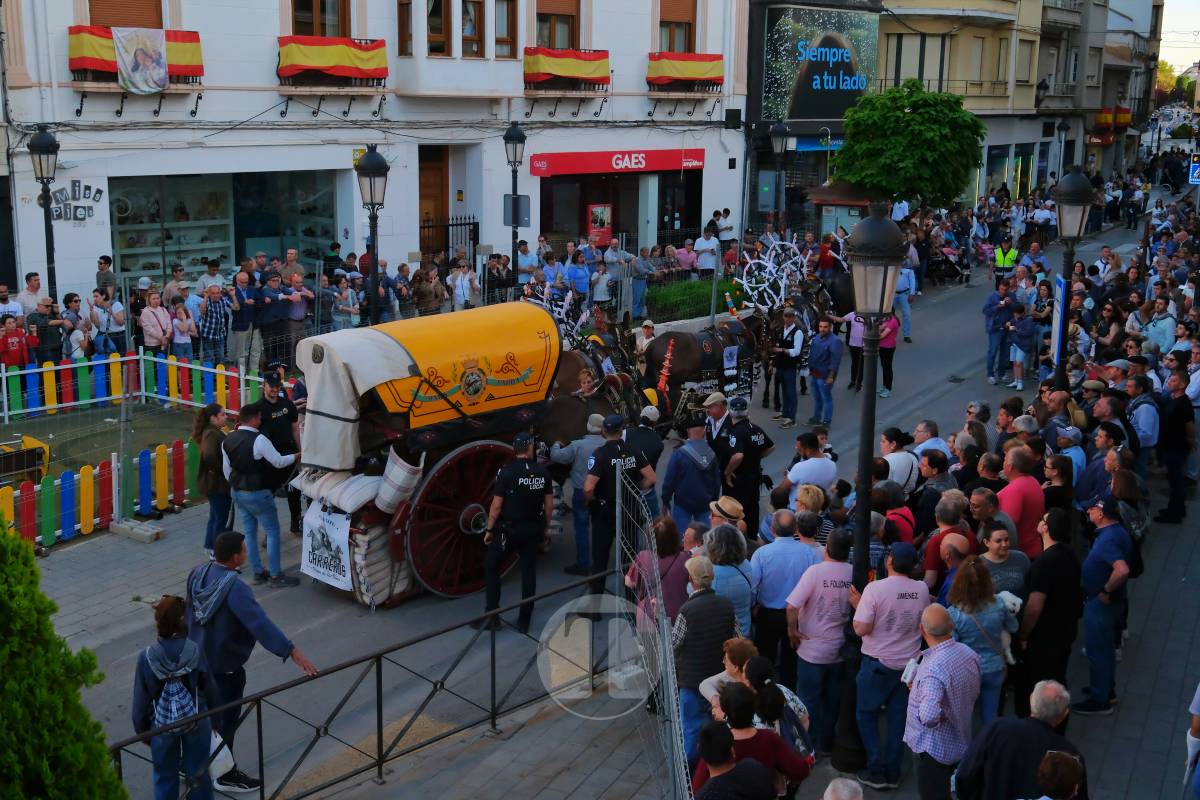 La Virgen de las Viñas emociona a Tomelloso en un regreso multitudinario tras la Romería