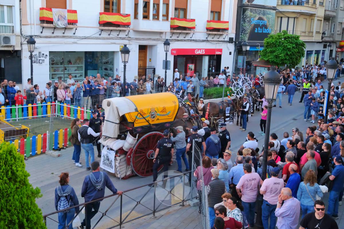 La Virgen de las Viñas emociona a Tomelloso en un regreso multitudinario tras la Romería