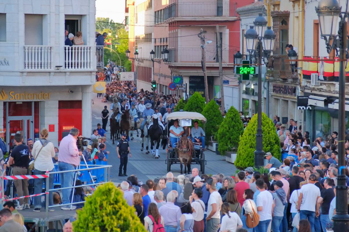 La Virgen de las Viñas emociona a Tomelloso en un regreso multitudinario tras la Romería