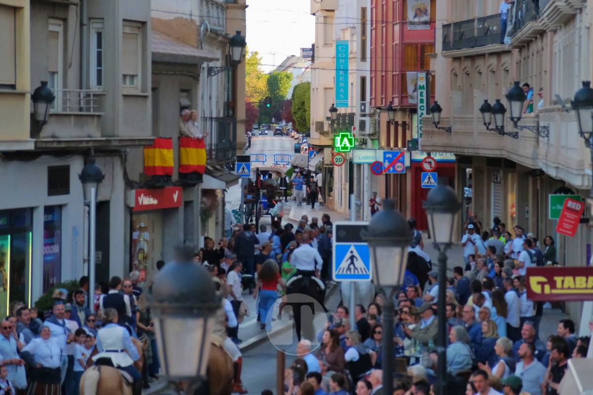 La Virgen de las Viñas emociona a Tomelloso en un regreso multitudinario tras la Romería