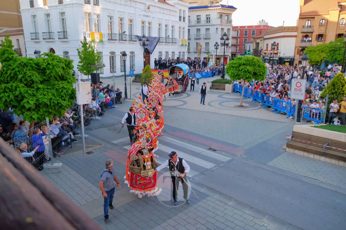 La Virgen de las Viñas emociona a Tomelloso en un regreso multitudinario tras la Romería