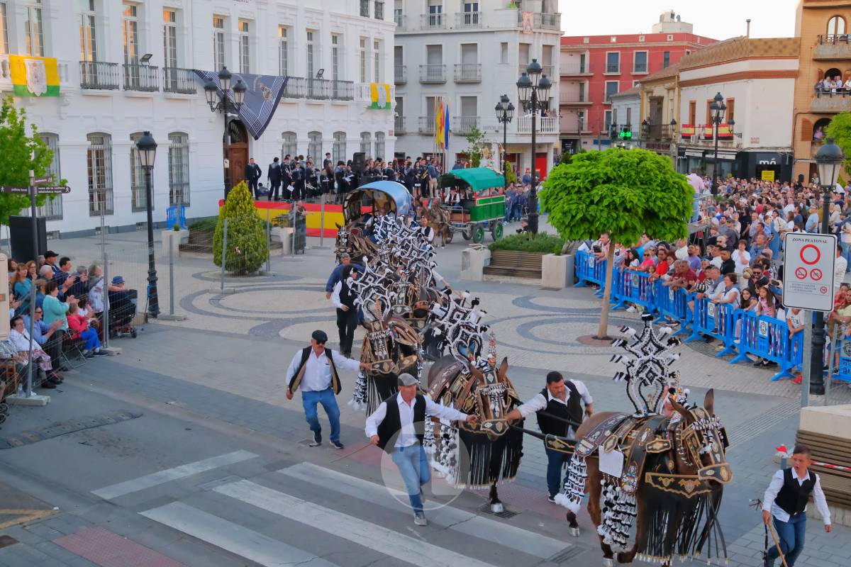 La Virgen de las Viñas emociona a Tomelloso en un regreso multitudinario tras la Romería