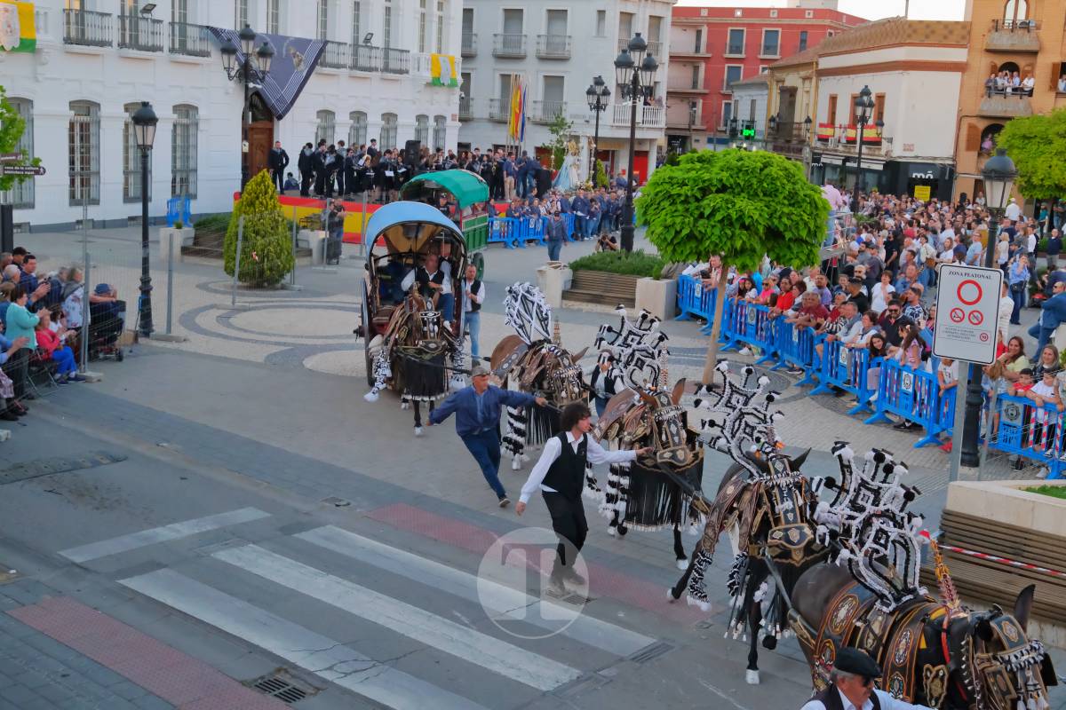 La Virgen de las Viñas emociona a Tomelloso en un regreso multitudinario tras la Romería