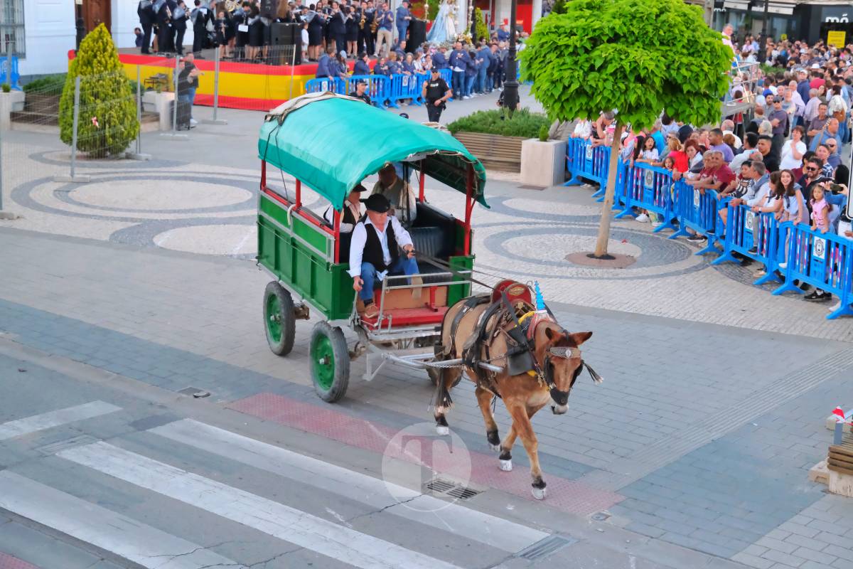 La Virgen de las Viñas emociona a Tomelloso en un regreso multitudinario tras la Romería