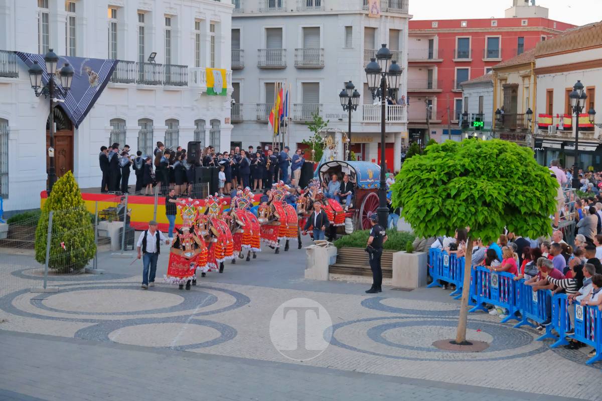 La Virgen de las Viñas emociona a Tomelloso en un regreso multitudinario tras la Romería