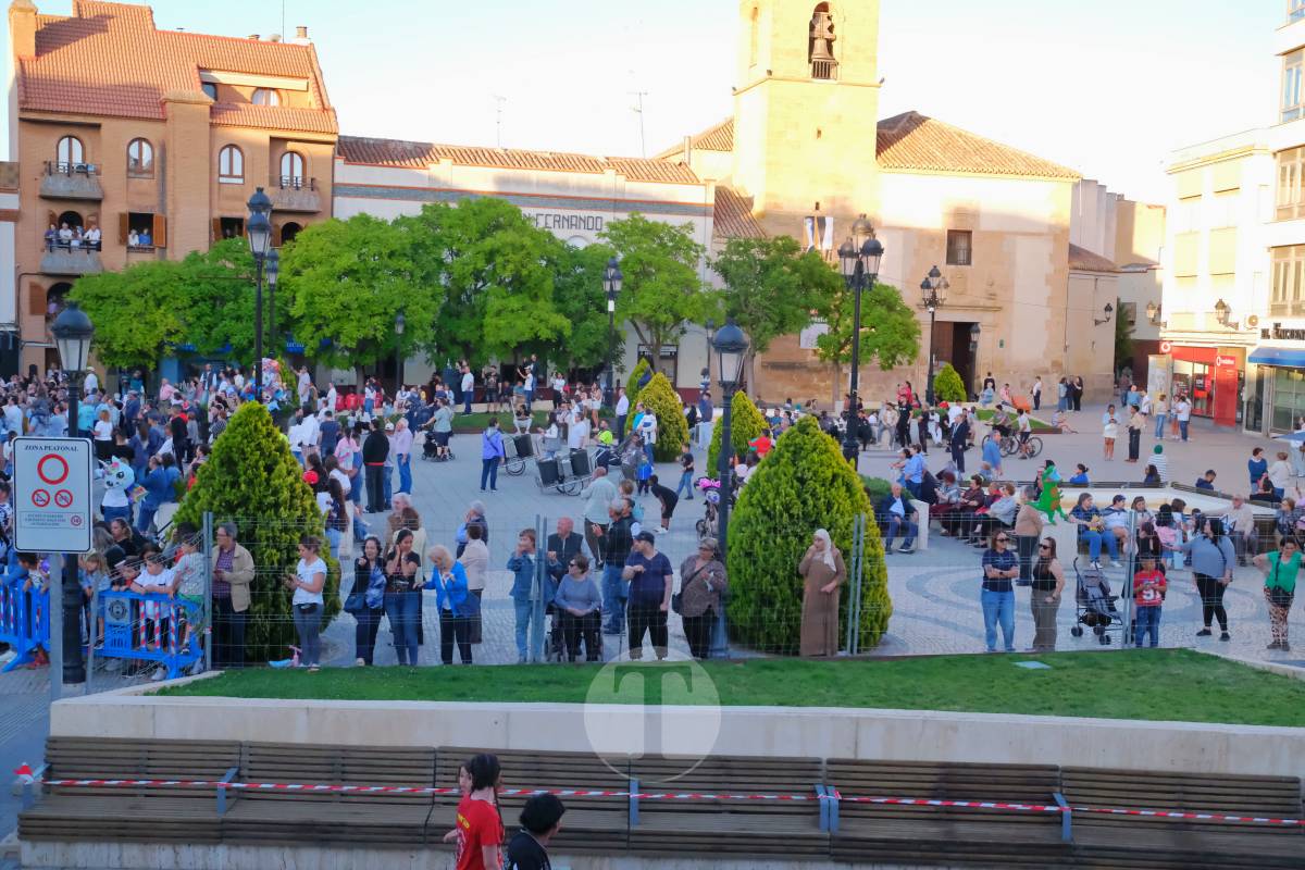 La Virgen de las Viñas emociona a Tomelloso en un regreso multitudinario tras la Romería