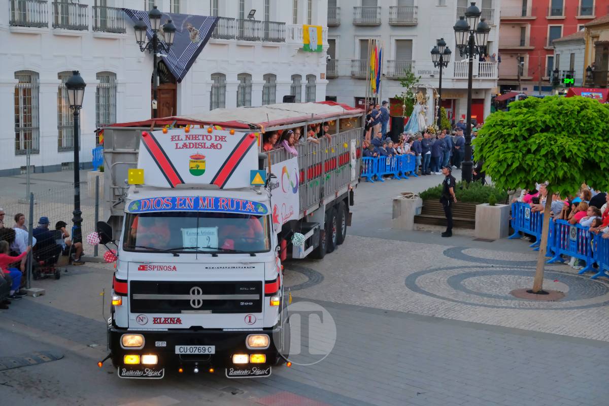 La Virgen de las Viñas emociona a Tomelloso en un regreso multitudinario tras la Romería
