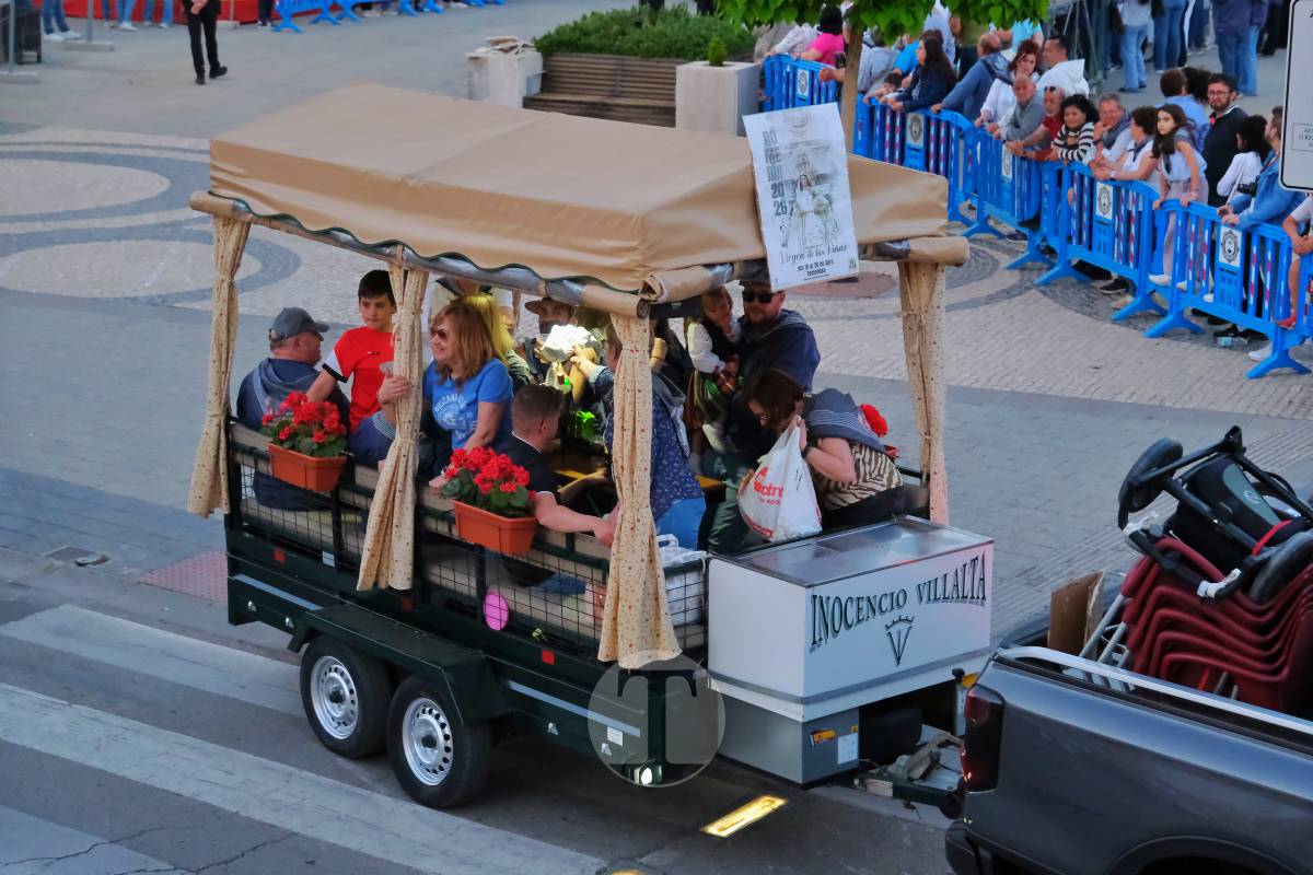 La Virgen de las Viñas emociona a Tomelloso en un regreso multitudinario tras la Romería