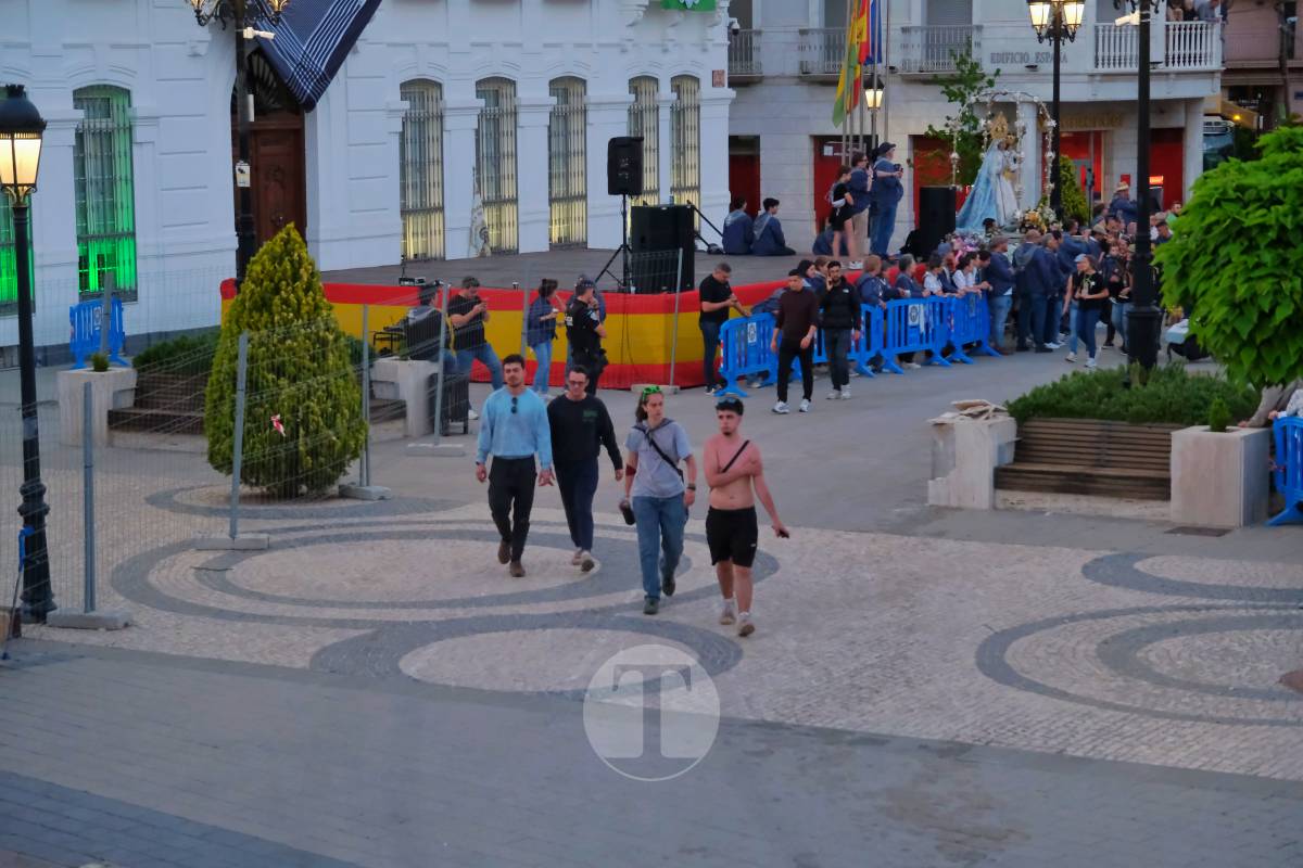 La Virgen de las Viñas emociona a Tomelloso en un regreso multitudinario tras la Romería