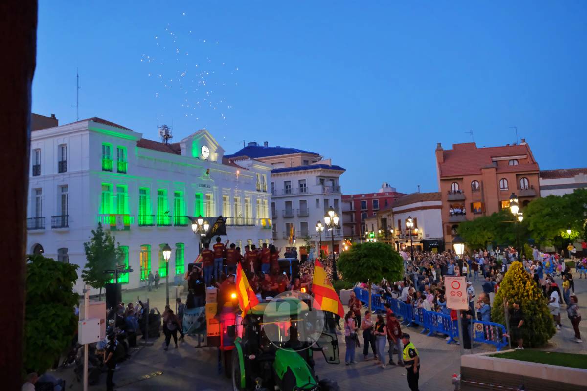 La Virgen de las Viñas emociona a Tomelloso en un regreso multitudinario tras la Romería