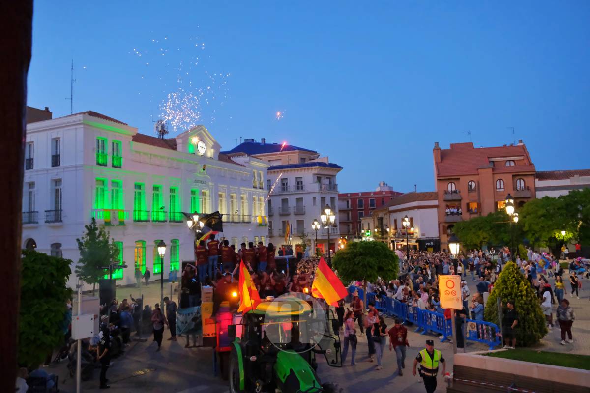 La Virgen de las Viñas emociona a Tomelloso en un regreso multitudinario tras la Romería