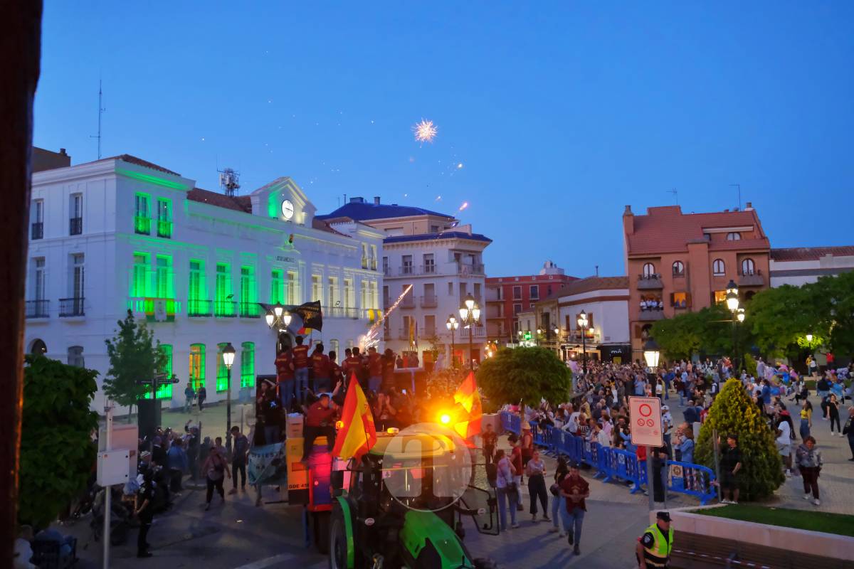La Virgen de las Viñas emociona a Tomelloso en un regreso multitudinario tras la Romería