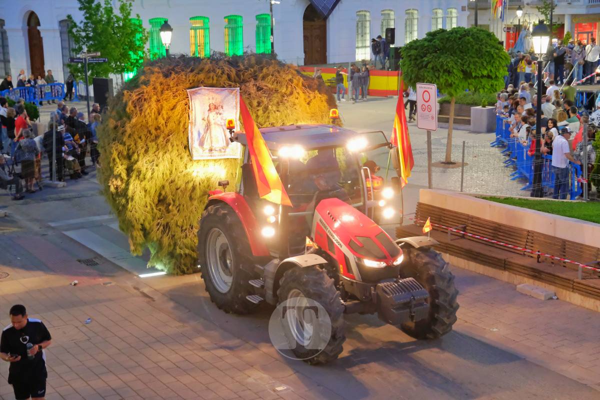 La Virgen de las Viñas emociona a Tomelloso en un regreso multitudinario tras la Romería