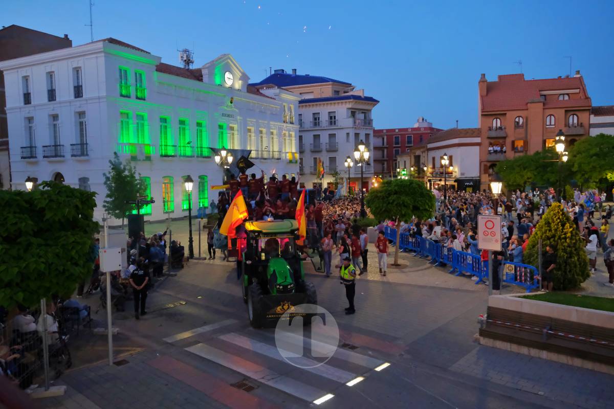 La Virgen de las Viñas emociona a Tomelloso en un regreso multitudinario tras la Romería