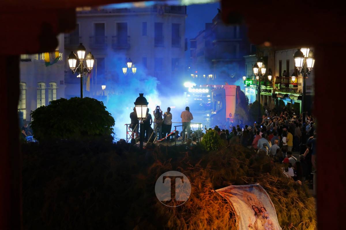 La Virgen de las Viñas emociona a Tomelloso en un regreso multitudinario tras la Romería